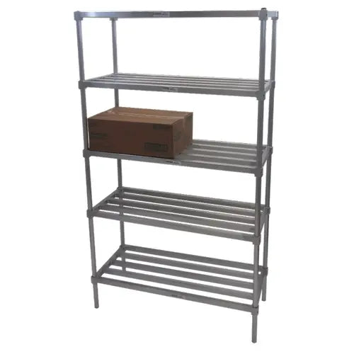 24" x 48" Adjustable Tubular Aluminum 5-Shelf Kit