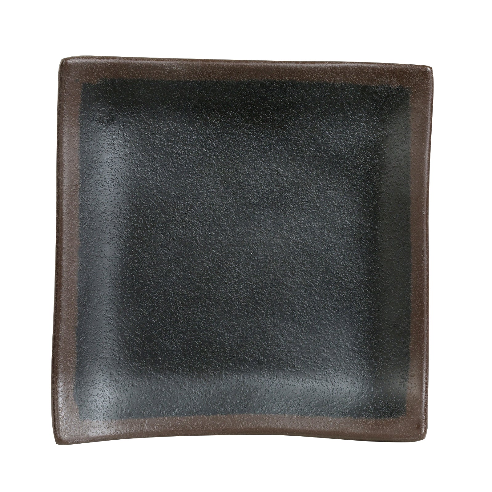 Square Plate L 5.625" W 5.625" Grey Stone