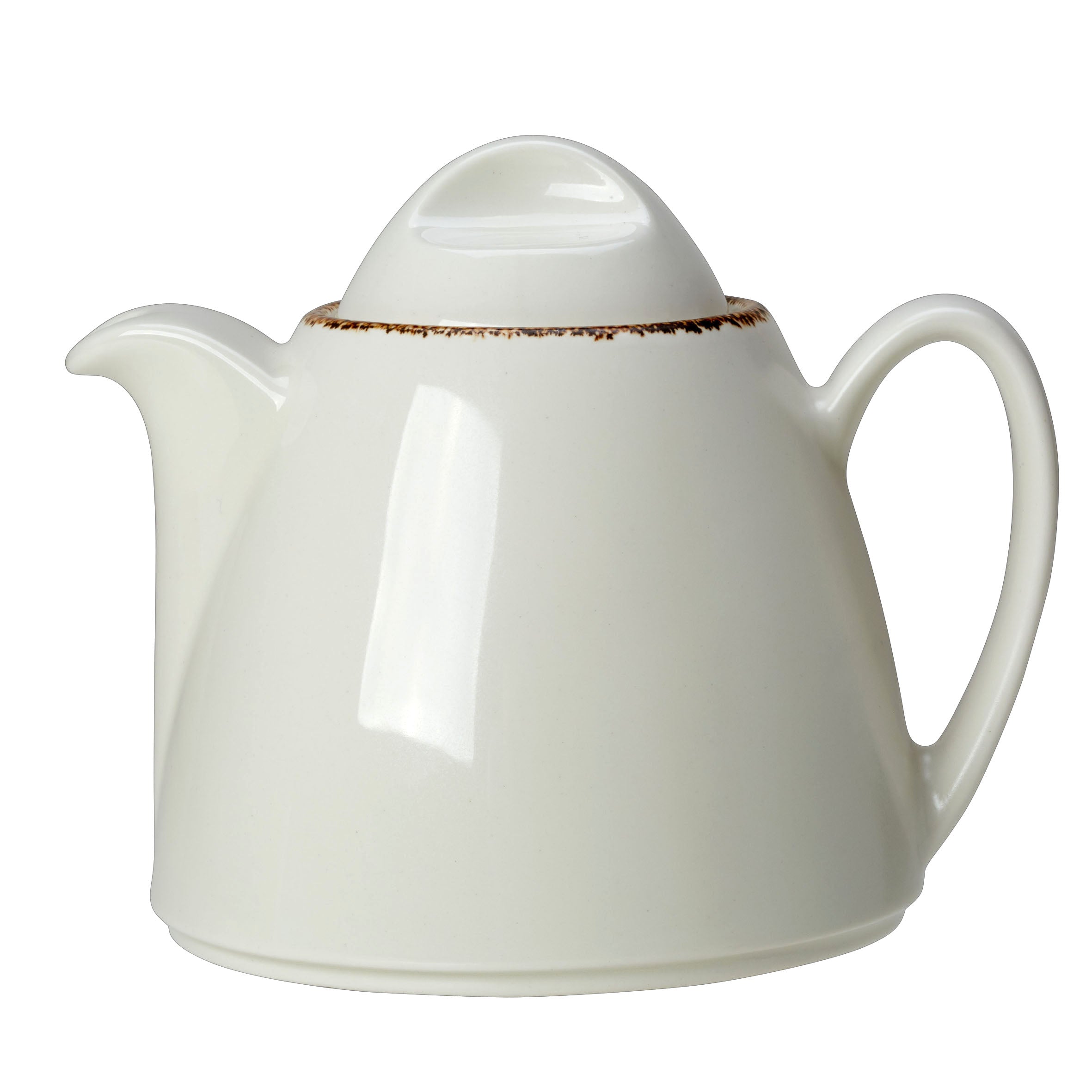 Liv Beverage Pot 5.87" Dia. L 5.875" W 4.625" (12.0 Oz) Brown Dapple