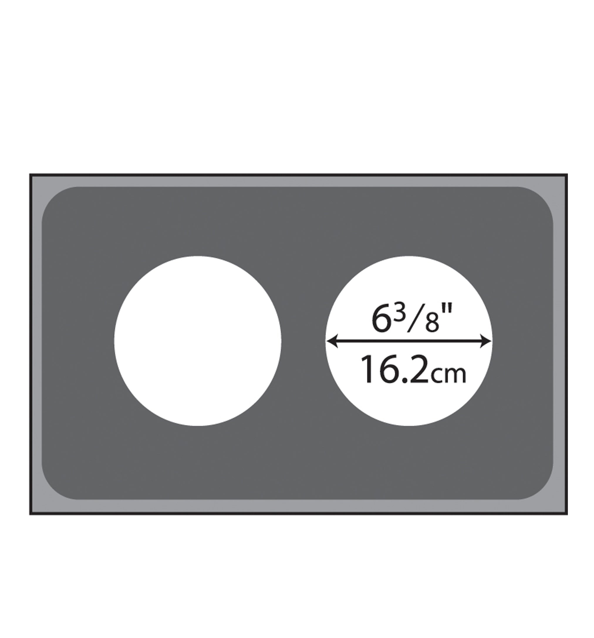 Adaptor Plates - Stainless - Two Opening