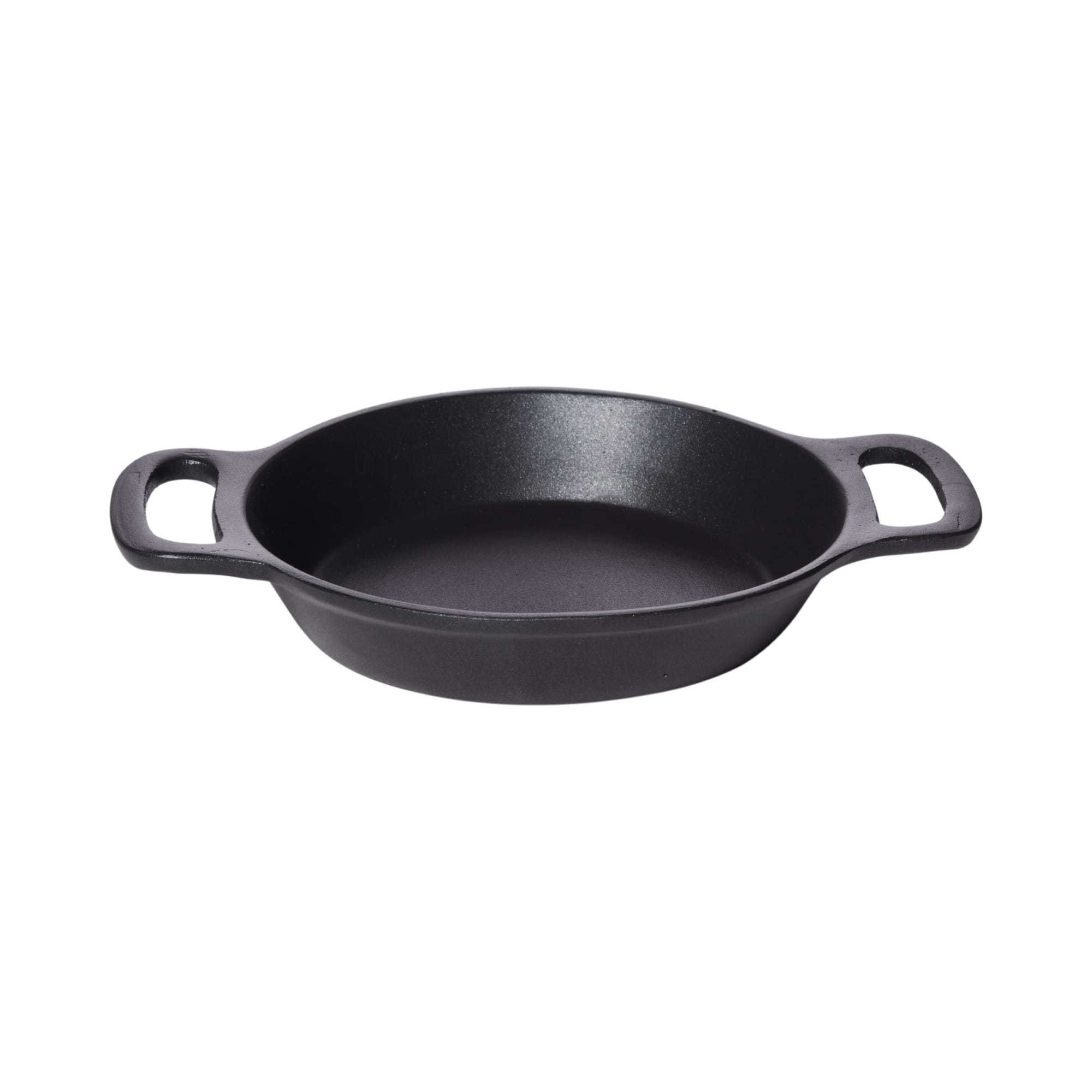 Heiss™ 14 oz. Round Black Cast Aluminum Server