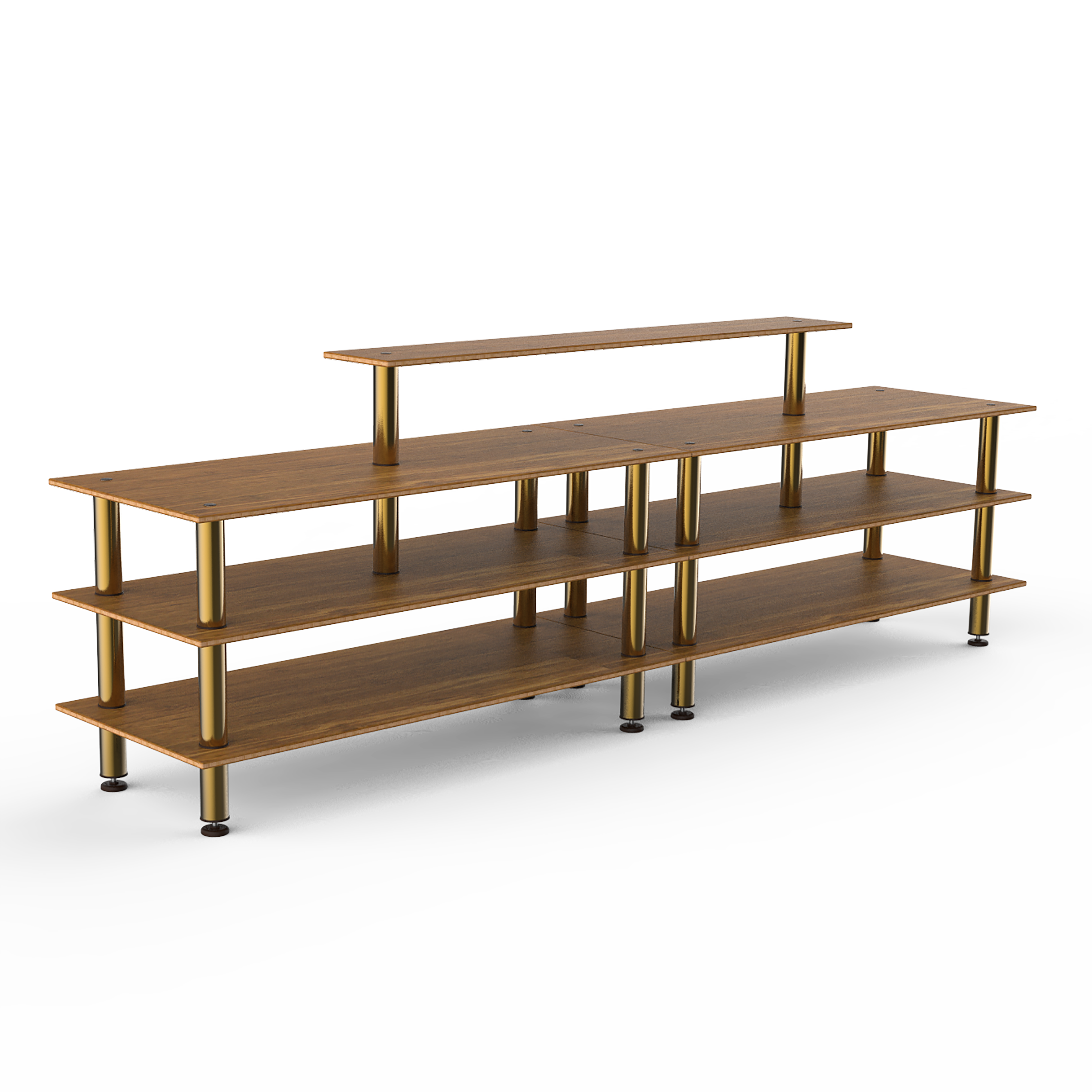 Double Display Buffet Station L 142.0" W 29.5" Modular