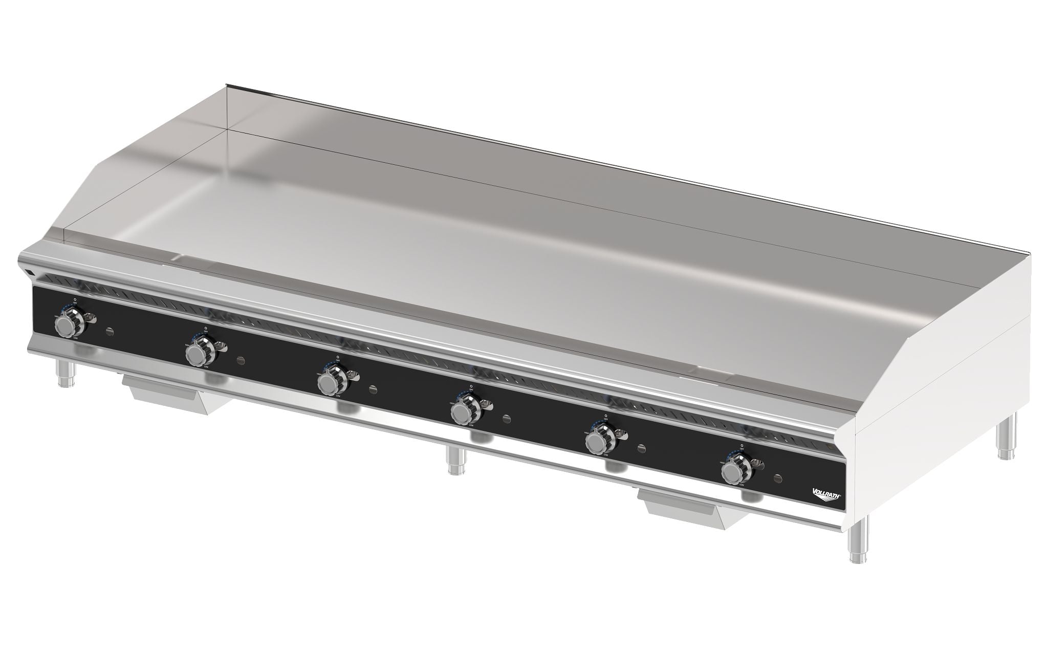 72-Inch Heavy-Duty Flat-Top Gas Griddle with Manual Controls