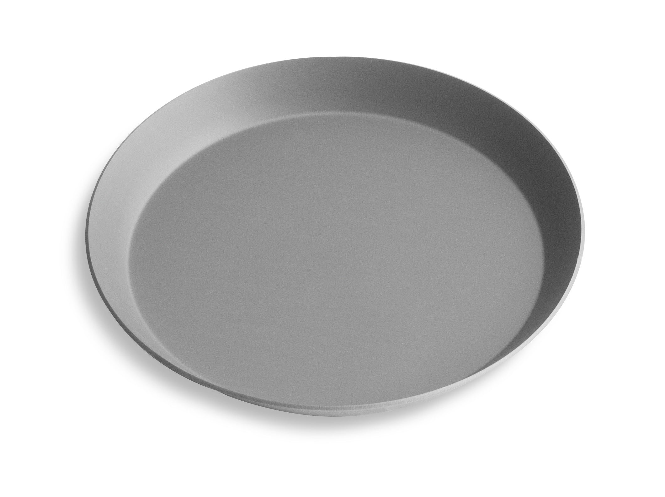 13" Solid Press Cut Pizza Pan with Hard Coat Anodized Finish