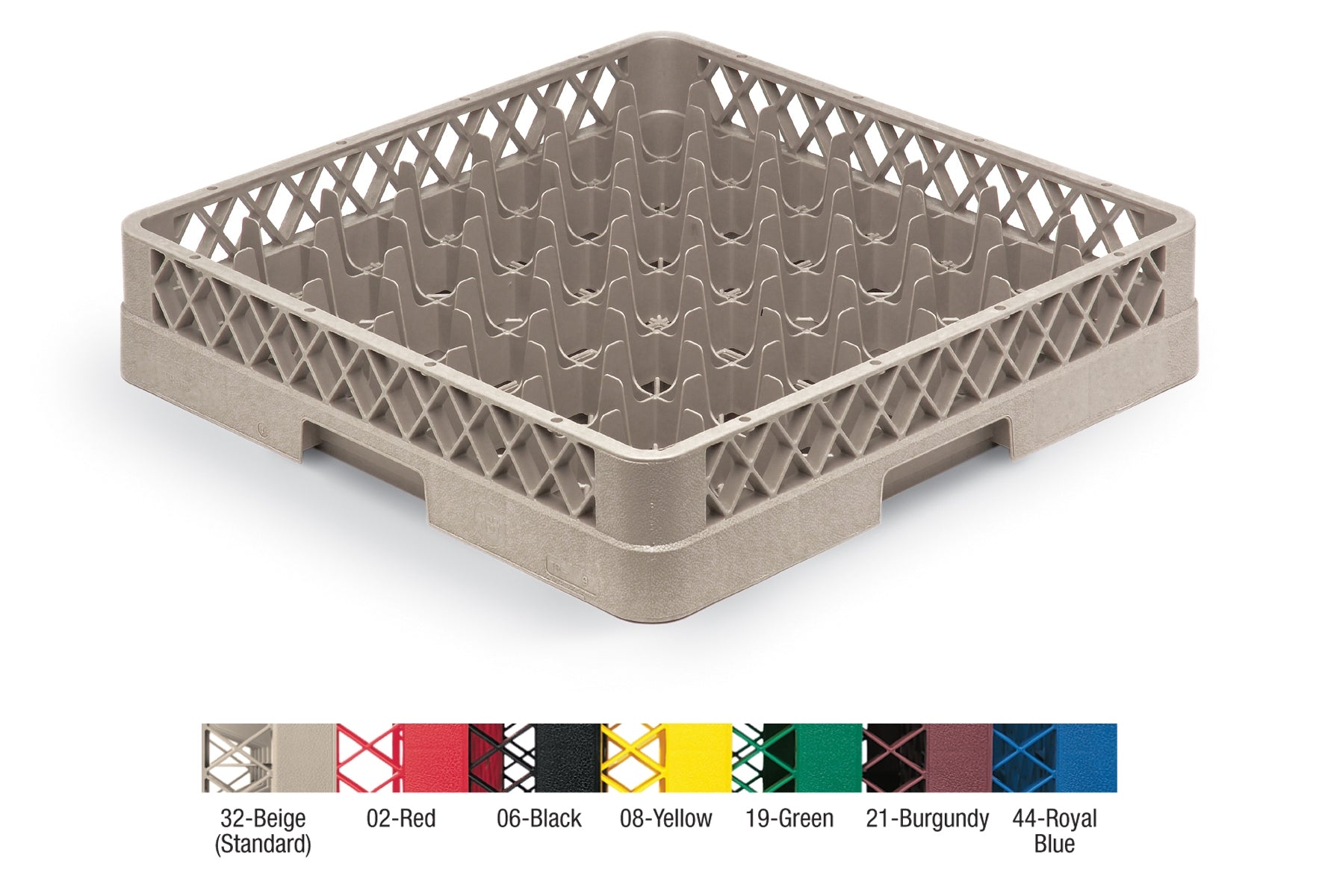 9-Compartment Square Traex® Full Size Rack with One Extenders