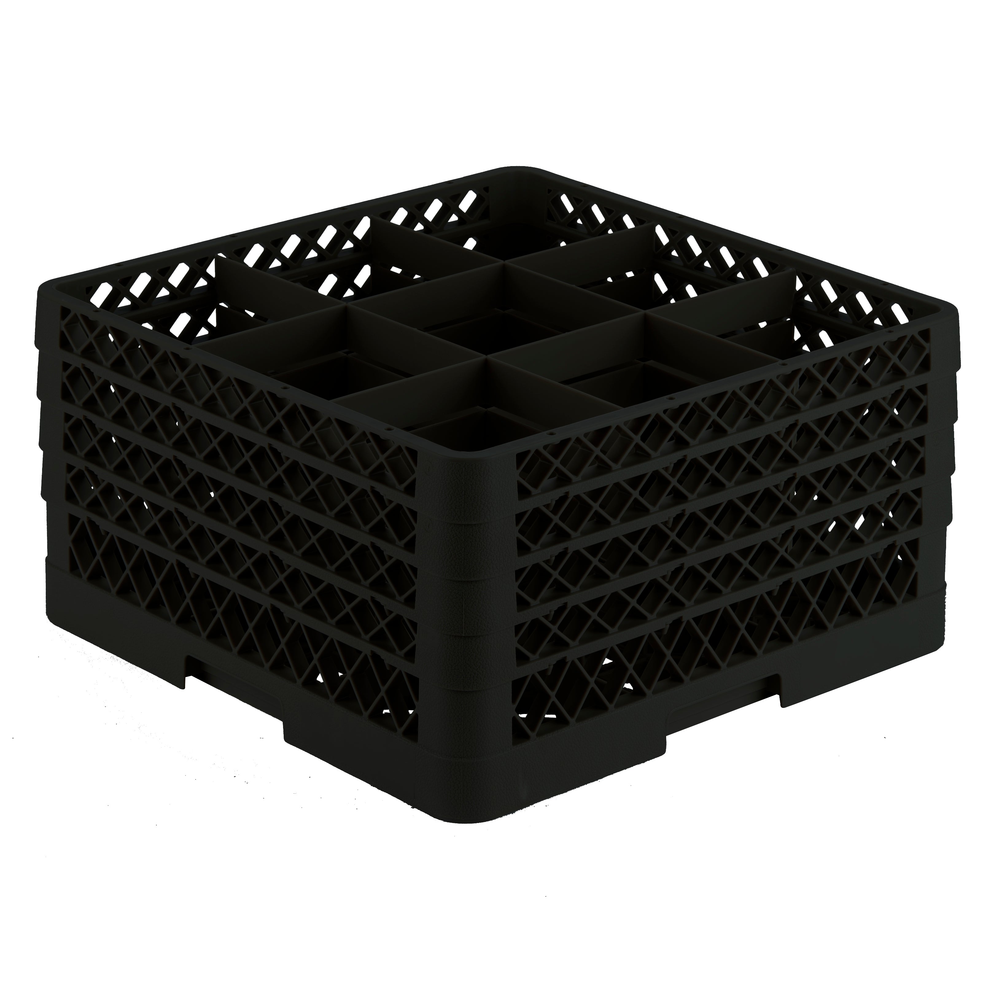 9-Compartment Square Traex® Full Size Compartment Racks