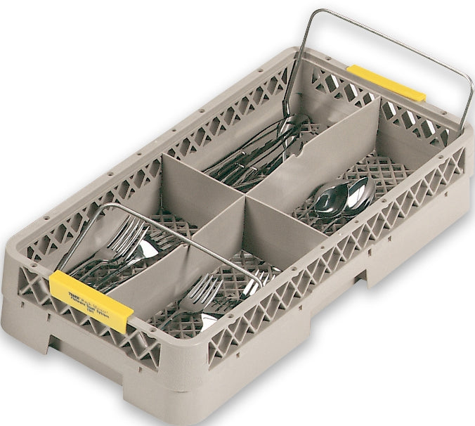 Flatware Soak & Washing Systems - Traex ® Half Rack- 4 compartment with Handles