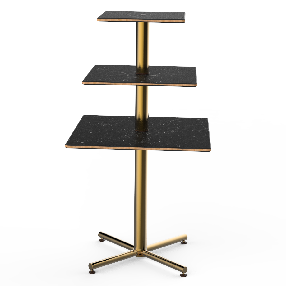 Square Display Table L 30.0" W 30.0" Polo