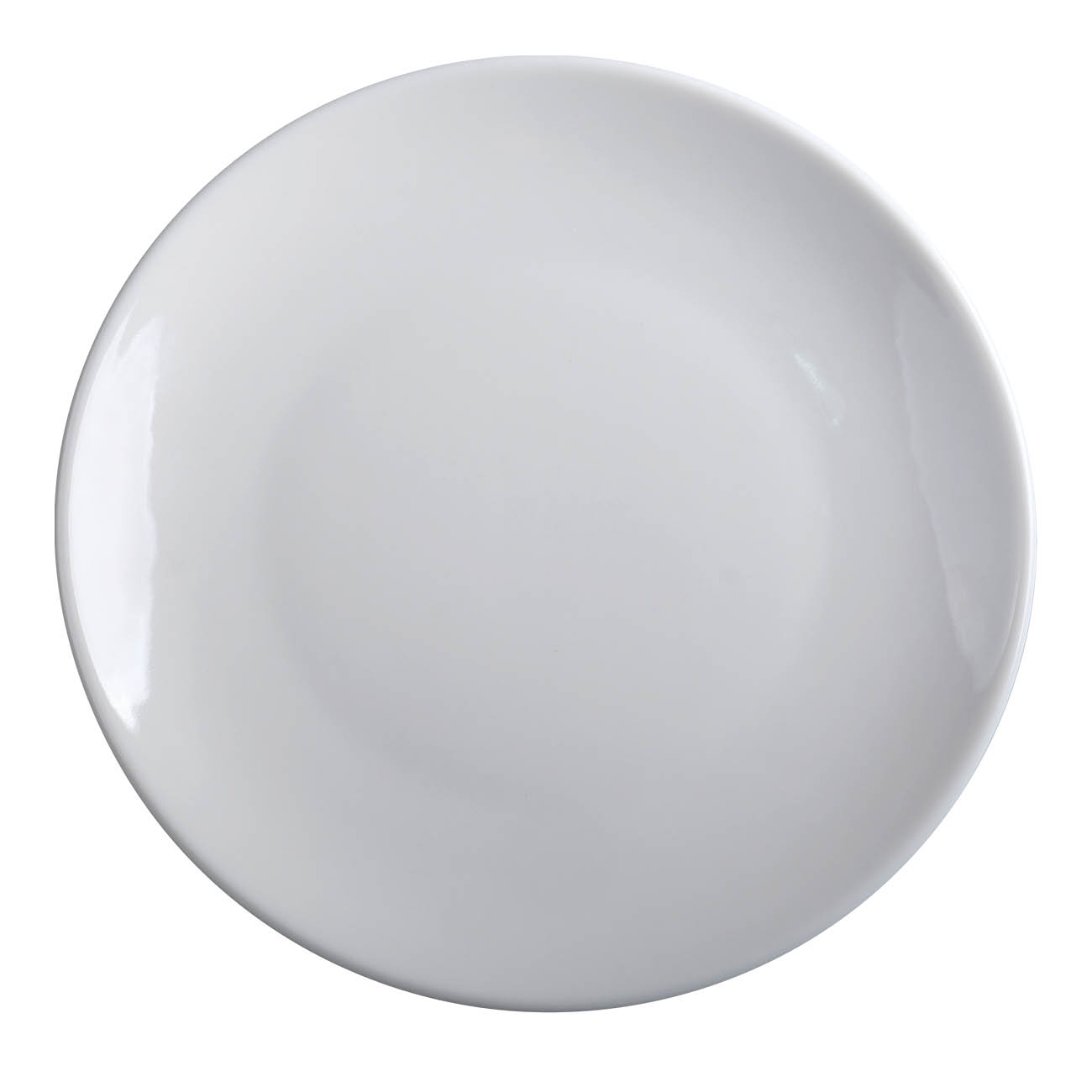 HydroZero™  Plate, 9” dia., round, coupe, Ivory