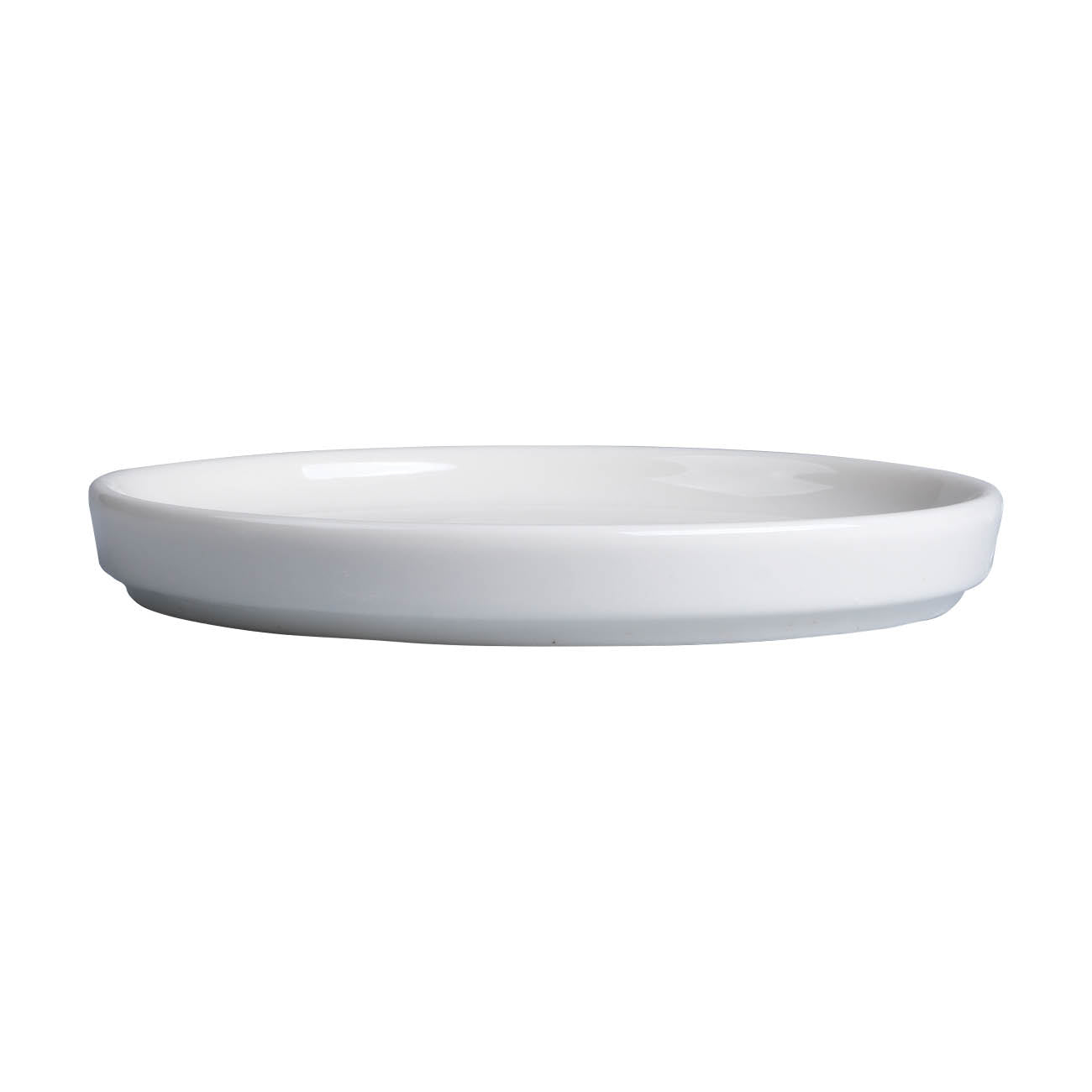 HydroZero™  Plate, 7” dia., round, walled, Ivory
