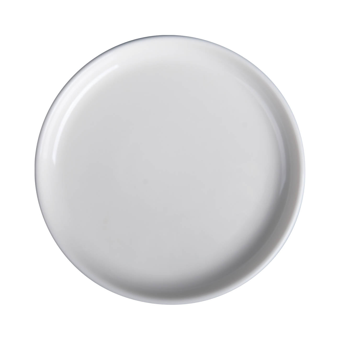 HydroZero™  Plate, 5.5” dia., round, walled, Ivory