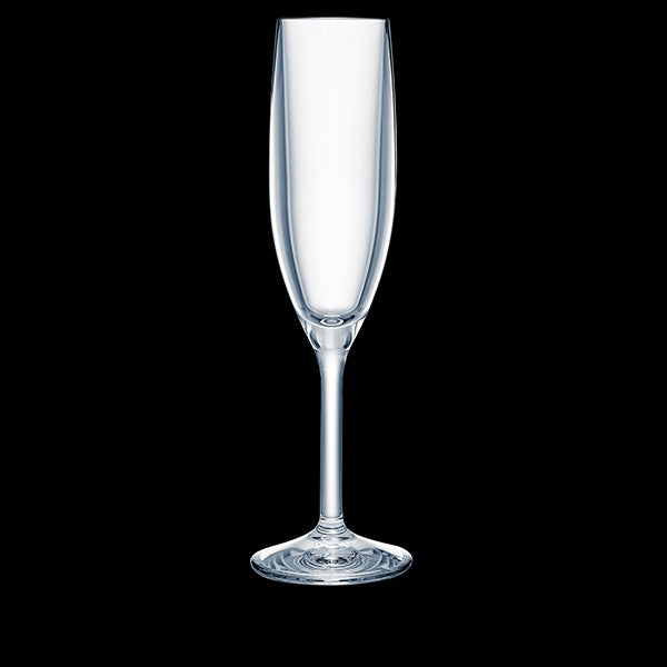 Strahl Design 5.5 oz. Plastic Champagne Flute Clear