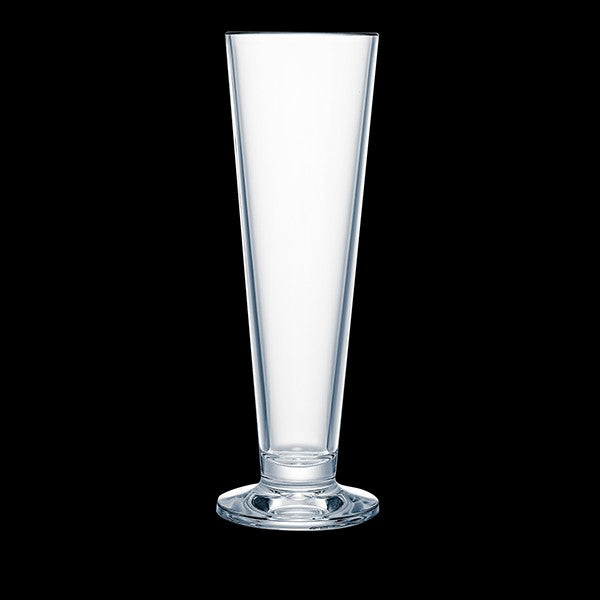 Strahl Design 16 oz. Plastic Footed Pilsner Glass, Clear