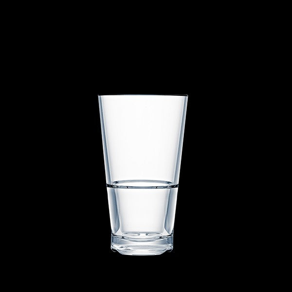 Strahl CapellaStack 16 oz. Plastic Cooler Glass, Clear