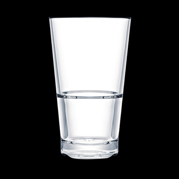 Strahl CapellaStack 20 oz. Plastic Cooler Glass, Clear