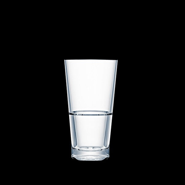 Strahl CapellaStack 12 oz. Plastic Tall Highball Glass, Clear