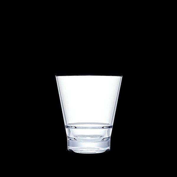 Strahl CapellaStack 15 oz. Plastic Short Double Old Fashioned Glass, Clear, Clear