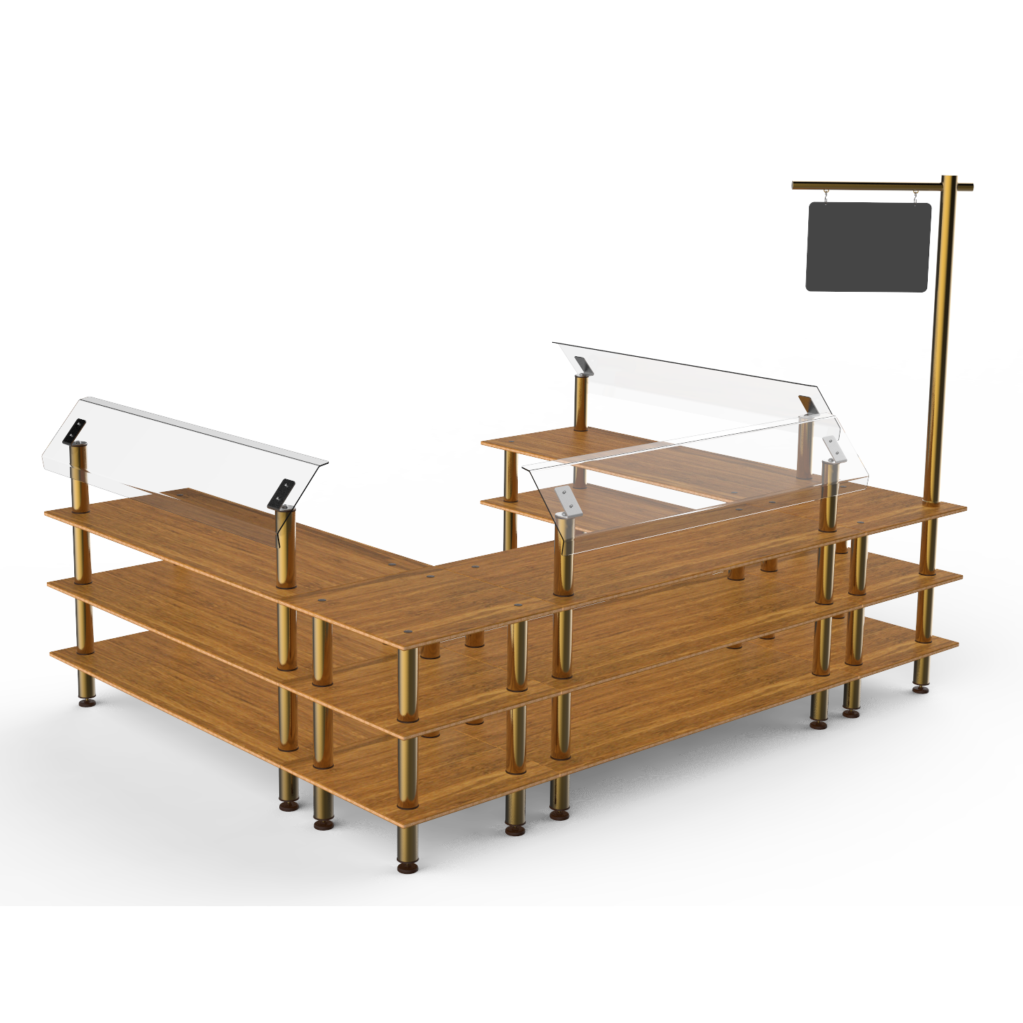 Deli Station L 130.0" W 100.0" Modular