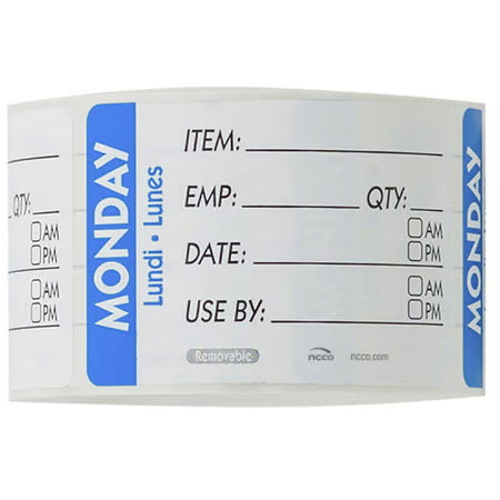 Daydot, 3" x 2", Monday