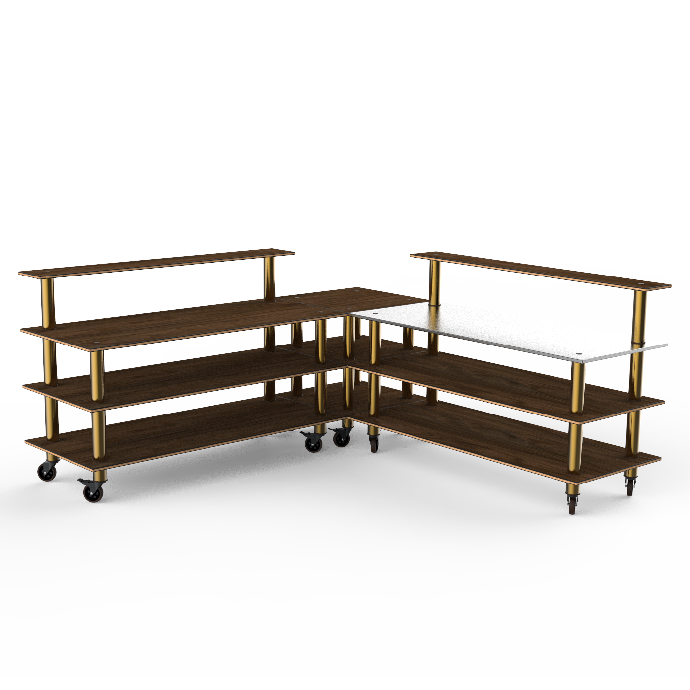 Pro Corner Station L 100.5" W 100.5" Modular