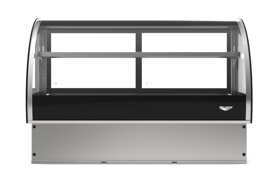 48-Inch-Wide 120-Volt Curved-Glass Drop-In Refrigerated Display Case with Rear Access