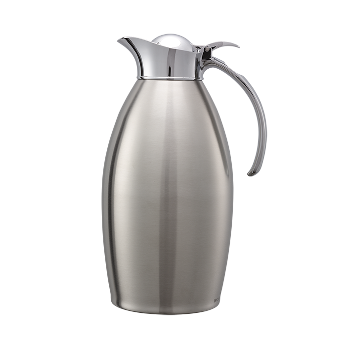 Vacuum-Insulated Carafe, 1.5-Liter, Silver with Polished Accents
