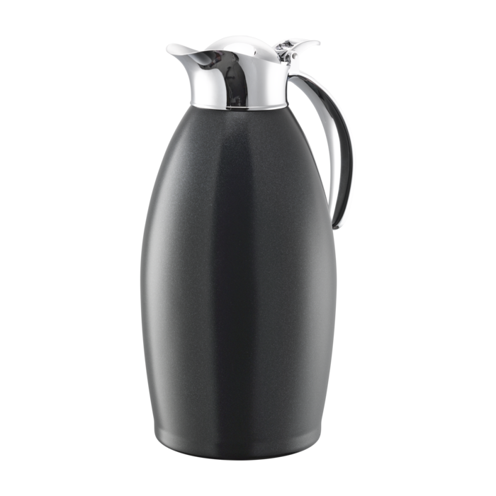 Vacuum-Insulated Carafe with Flip-Top Lid, 1.5-Liter, Black