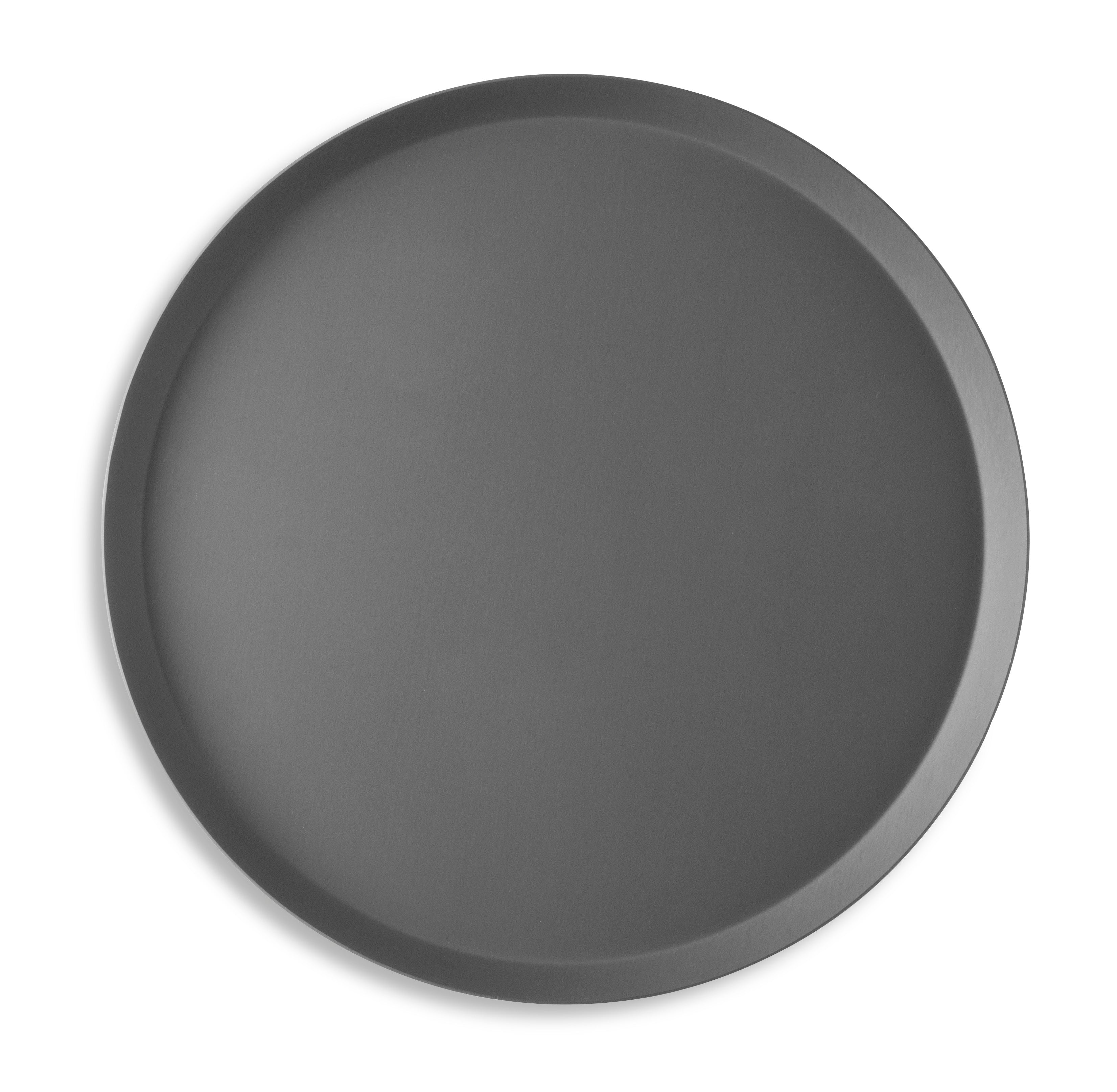 15" Solid Press Cut Pizza Pan with Hard Coat Anodized Finish