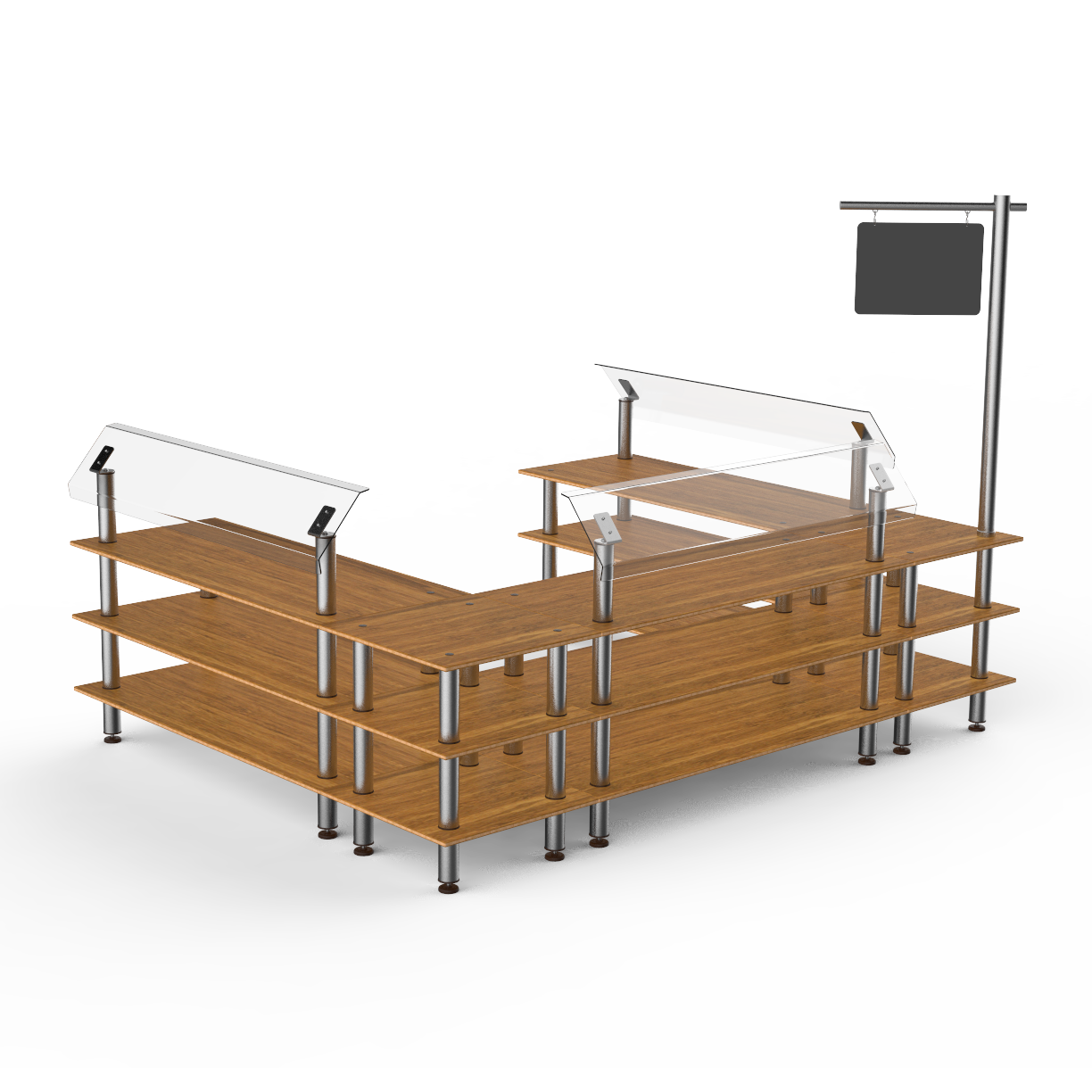 Deli Station L 130.0" W 100.0" Modular