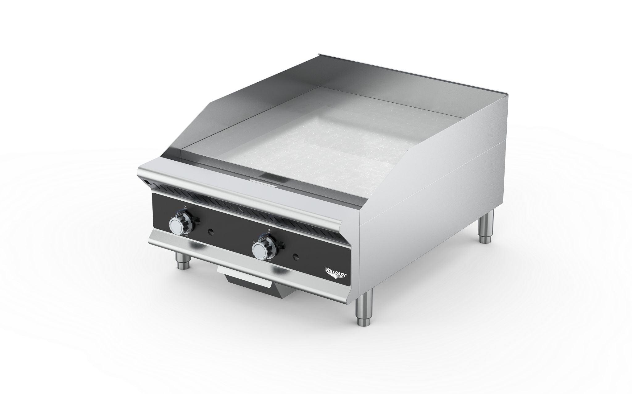 24-Inch Heavy-Duty Flat-Top Gas Griddle with Manual Controls