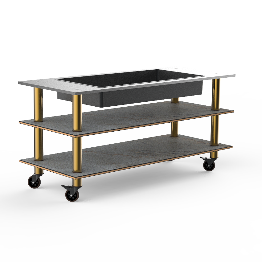 Salad Bar Station L 71.0" W 29.5" Modular
