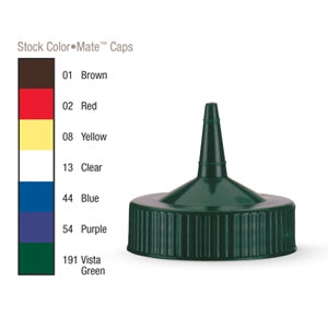 Traex® Squeeze Dispenser Replacement Cap with Single Tip Opening in Brown