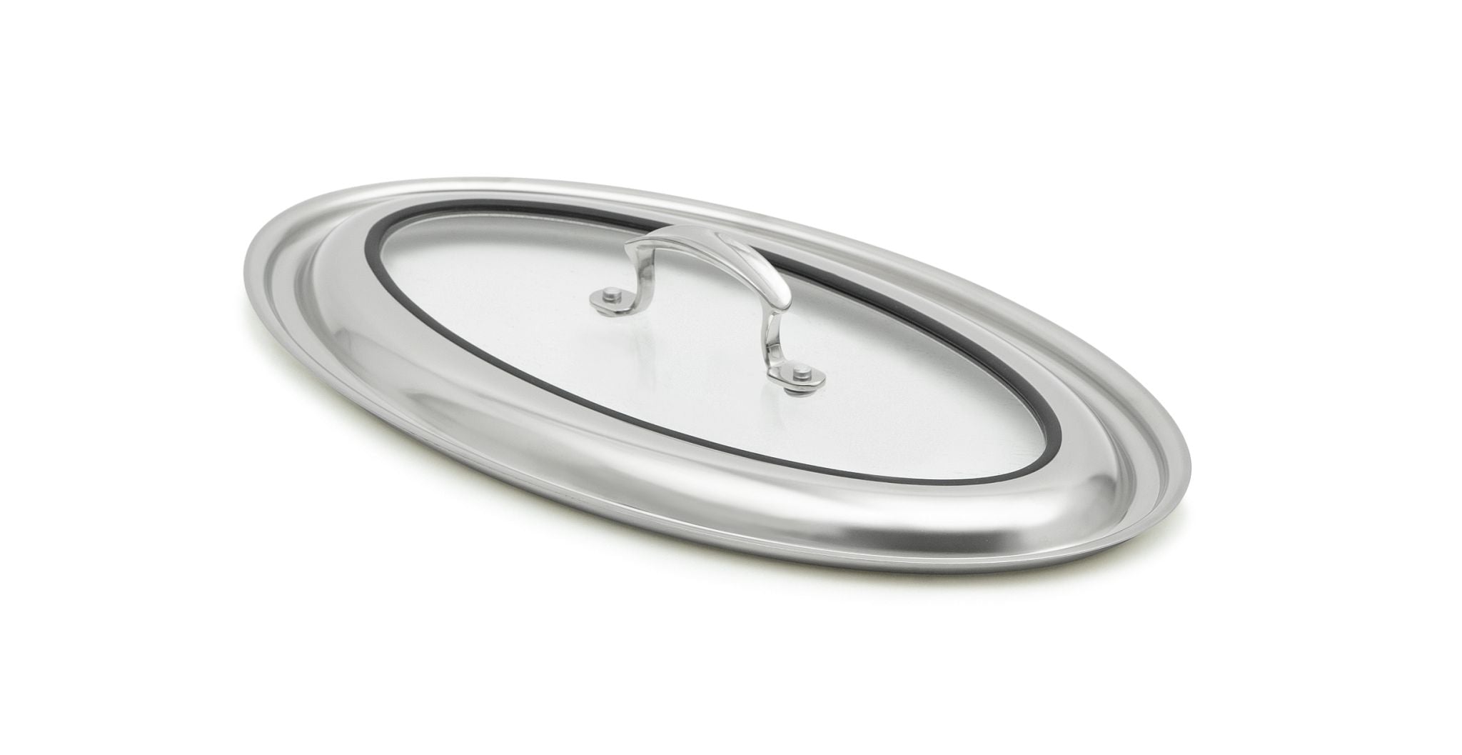 Miramar® Glass Lid For 16" Oval Au Gratin Food Pan