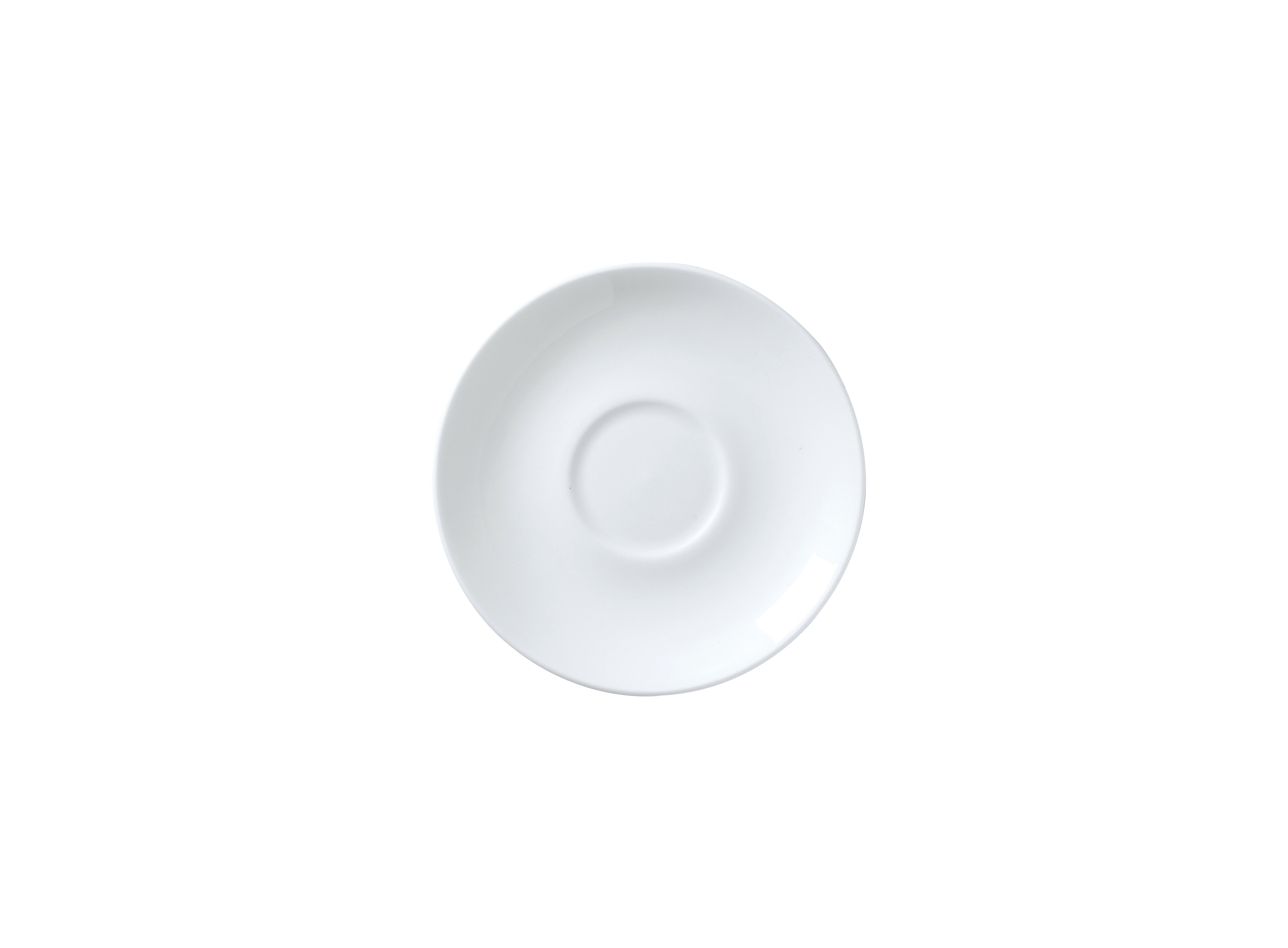 Tea For One Saucer 5.75" Dia. Coupe Whites