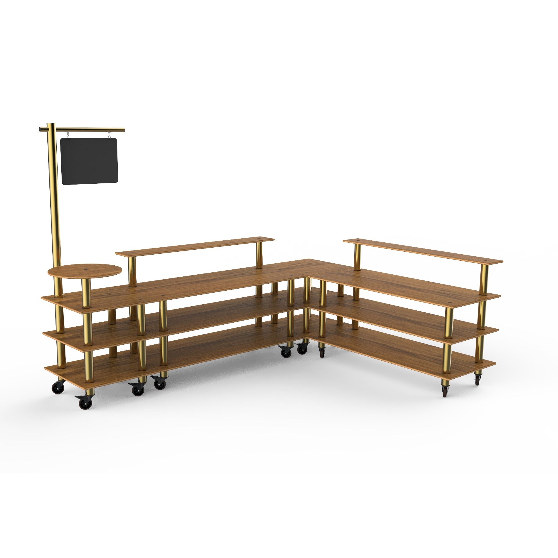 Breakfast Corner Station L 130.0" W 100.0" Modular