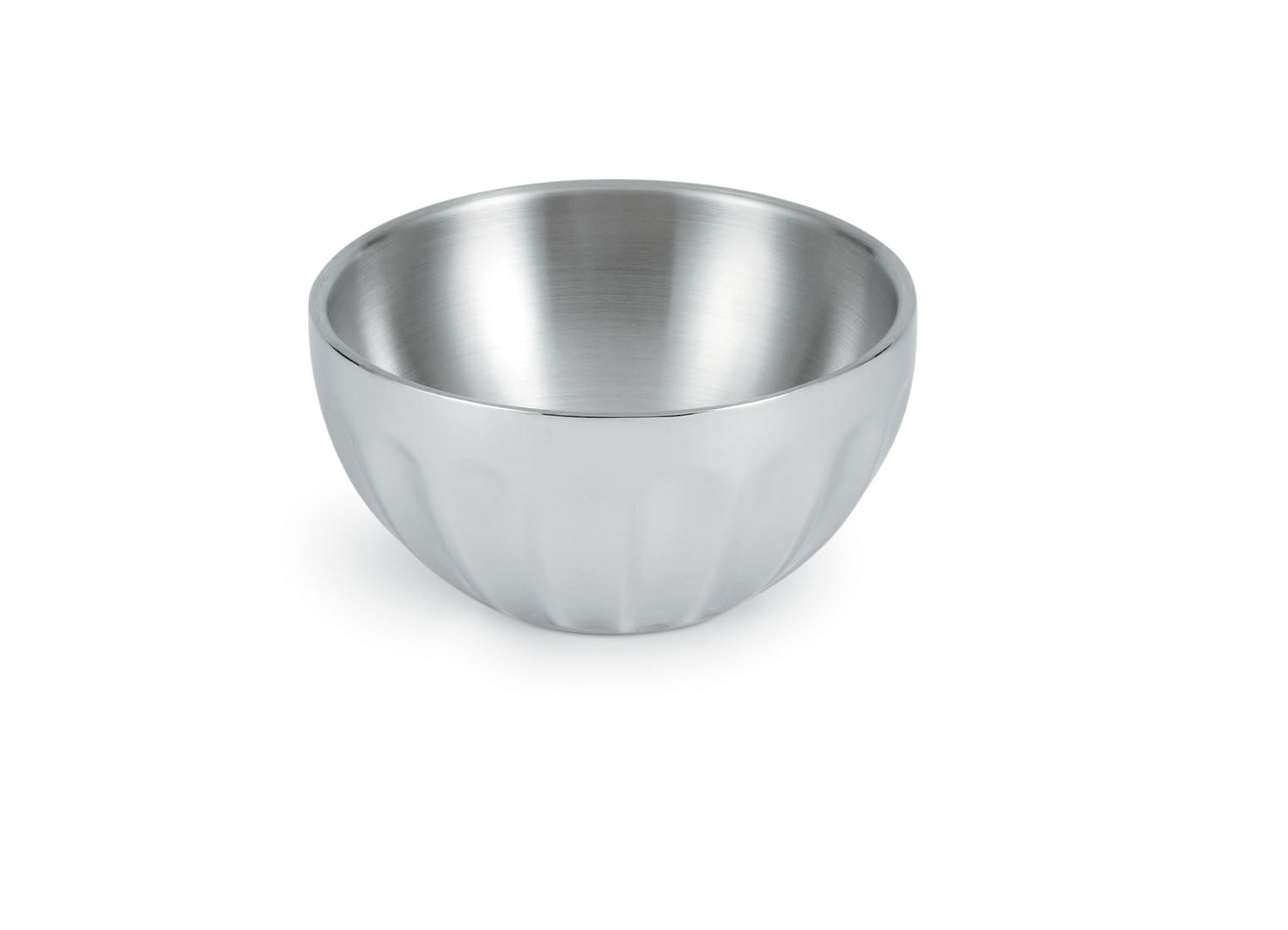 Fluted Double-Wall Insulated Serving Bowls