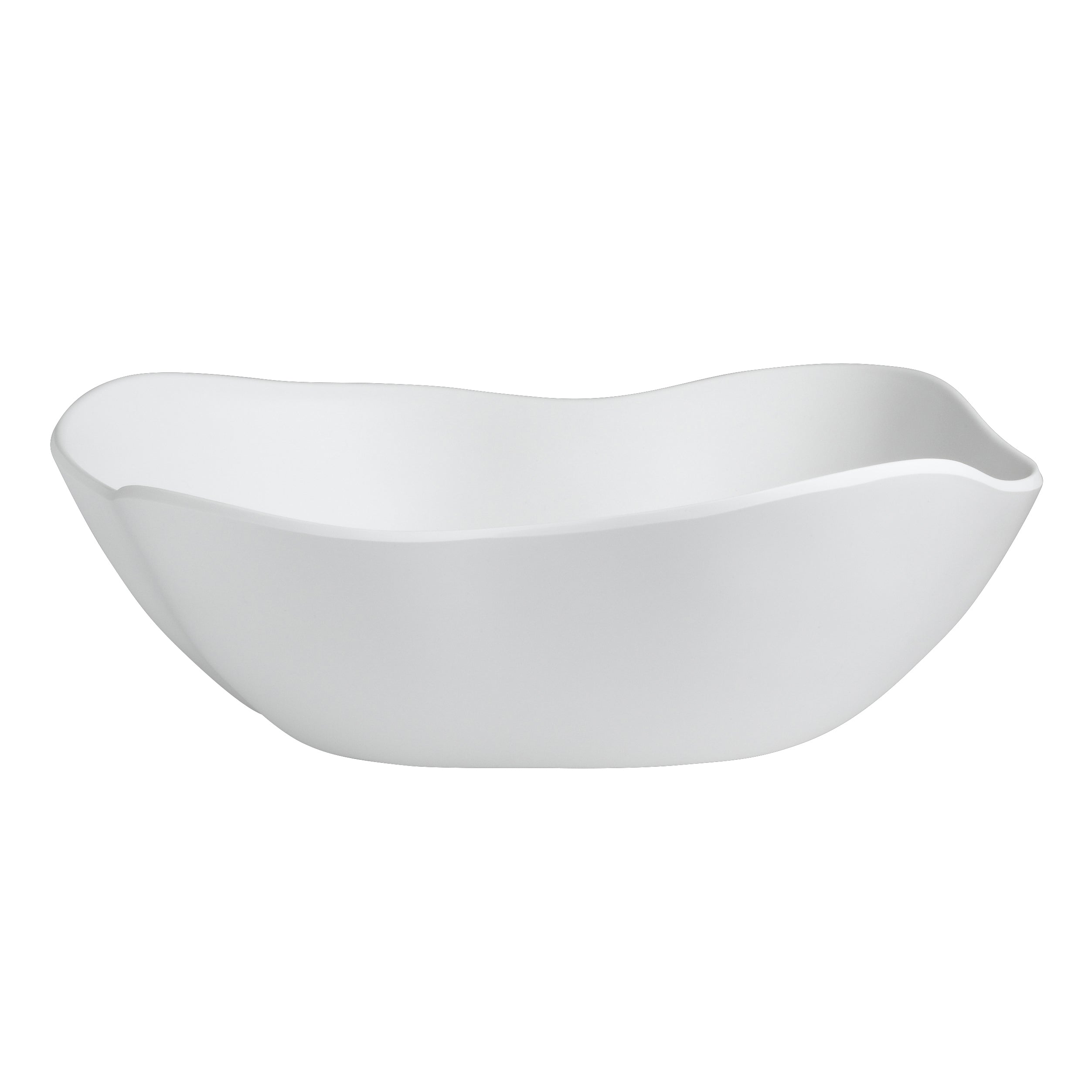 Salad Bowl L 16.0" W 13.0" (1.5 Gal) Marisol White
