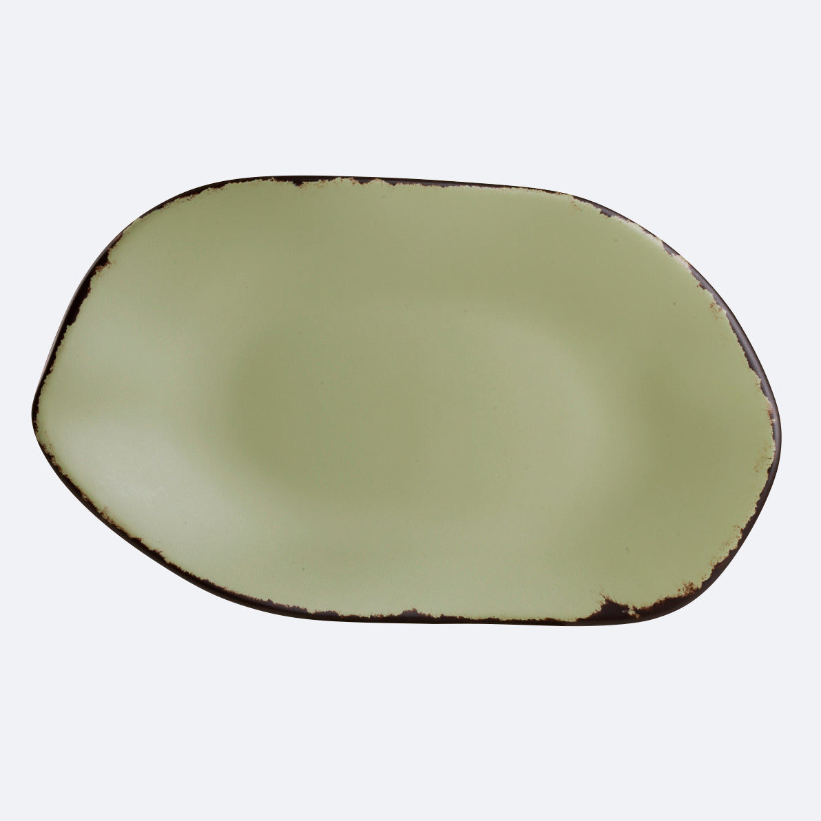 Oval Platter L 12.0" W 7.125" Marisol Rustic