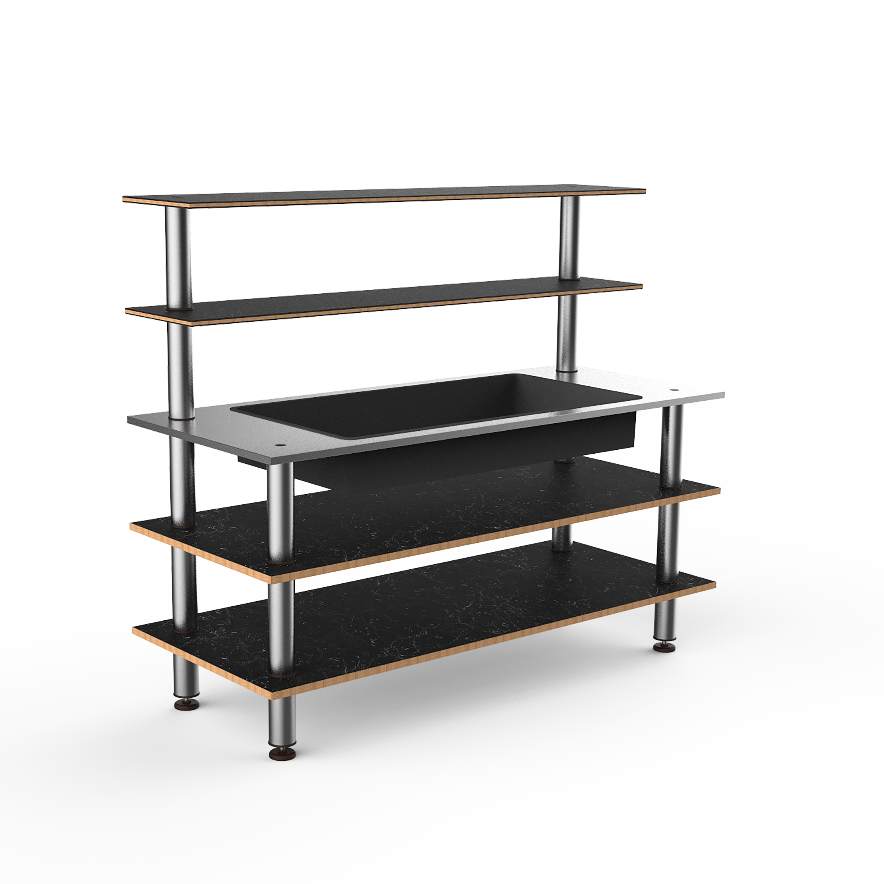 Pro Back Bar Station L 71.0" W 29.5" Modular