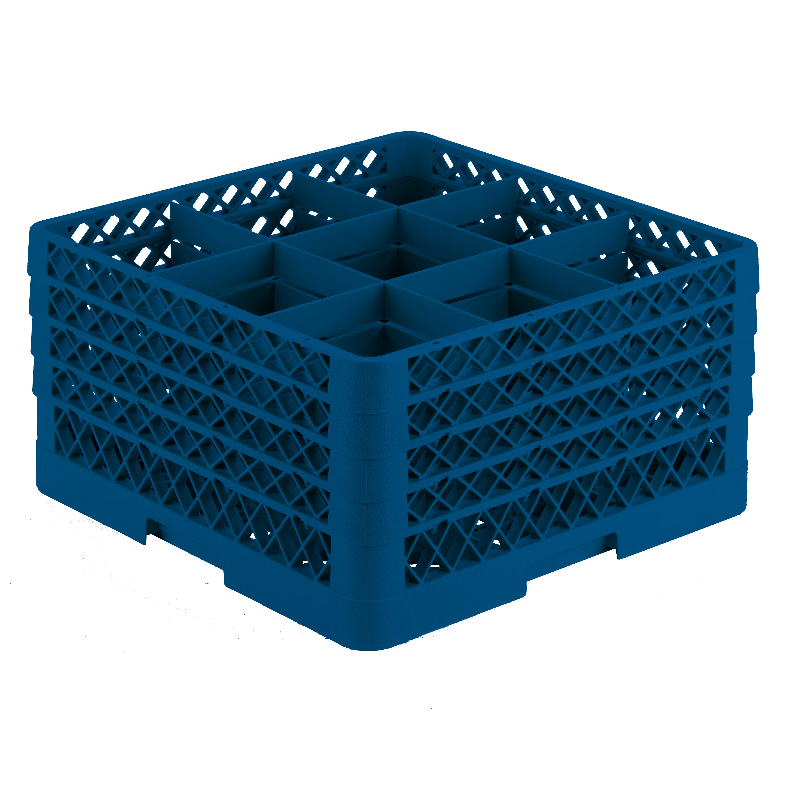 9-Compartment Square Traex® Full Size Compartment Racks