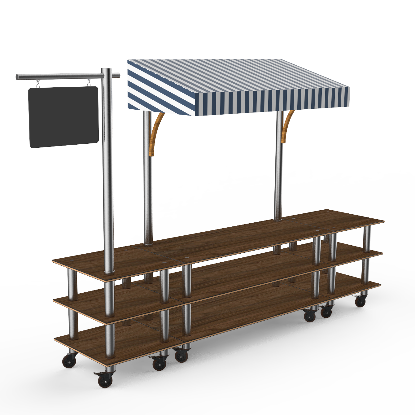 Bazaar Action Station L 130.0" W 33.0" Modular