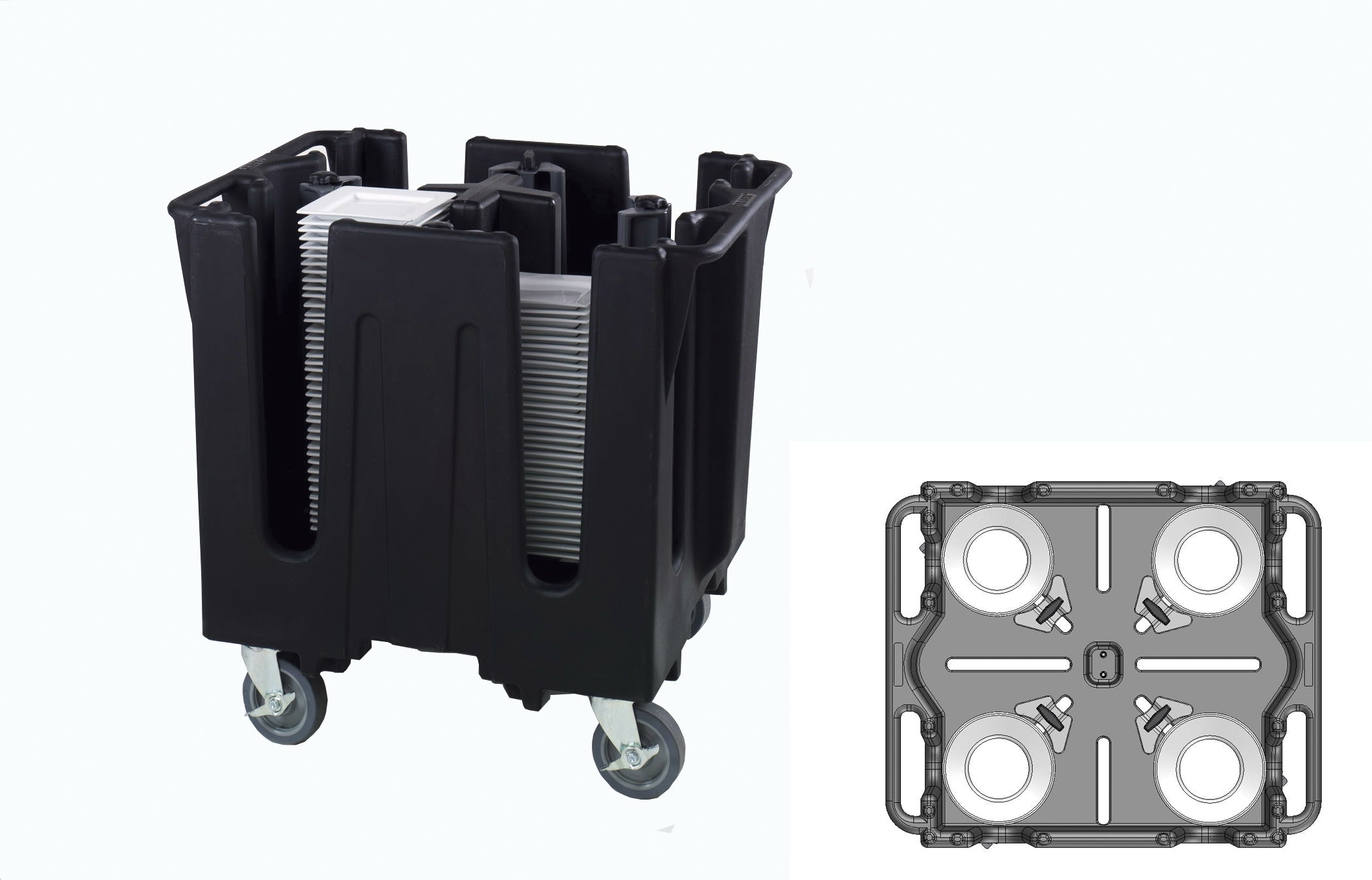 Traex® Adjustable Dish Caddy