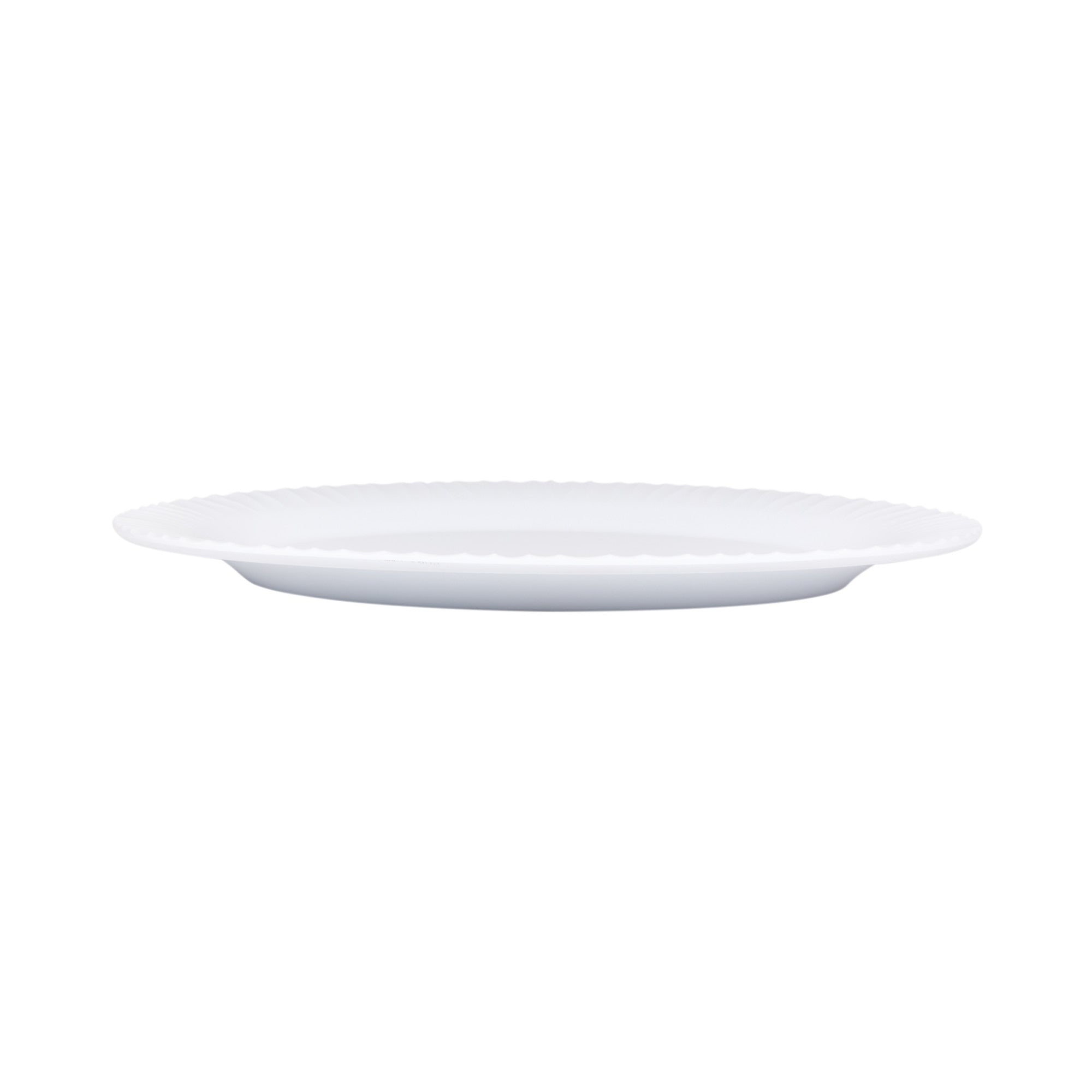 Riva Maris 18" x 13" Oval Melamine Platter, White