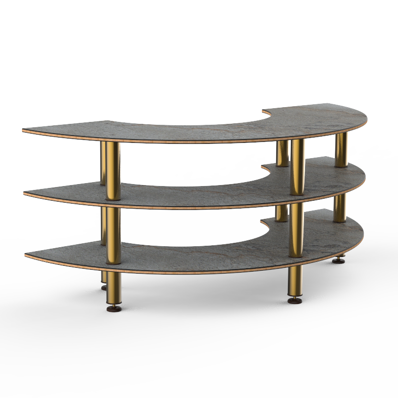 Creative Curved Station L 81.5" W 41.0" Modular
