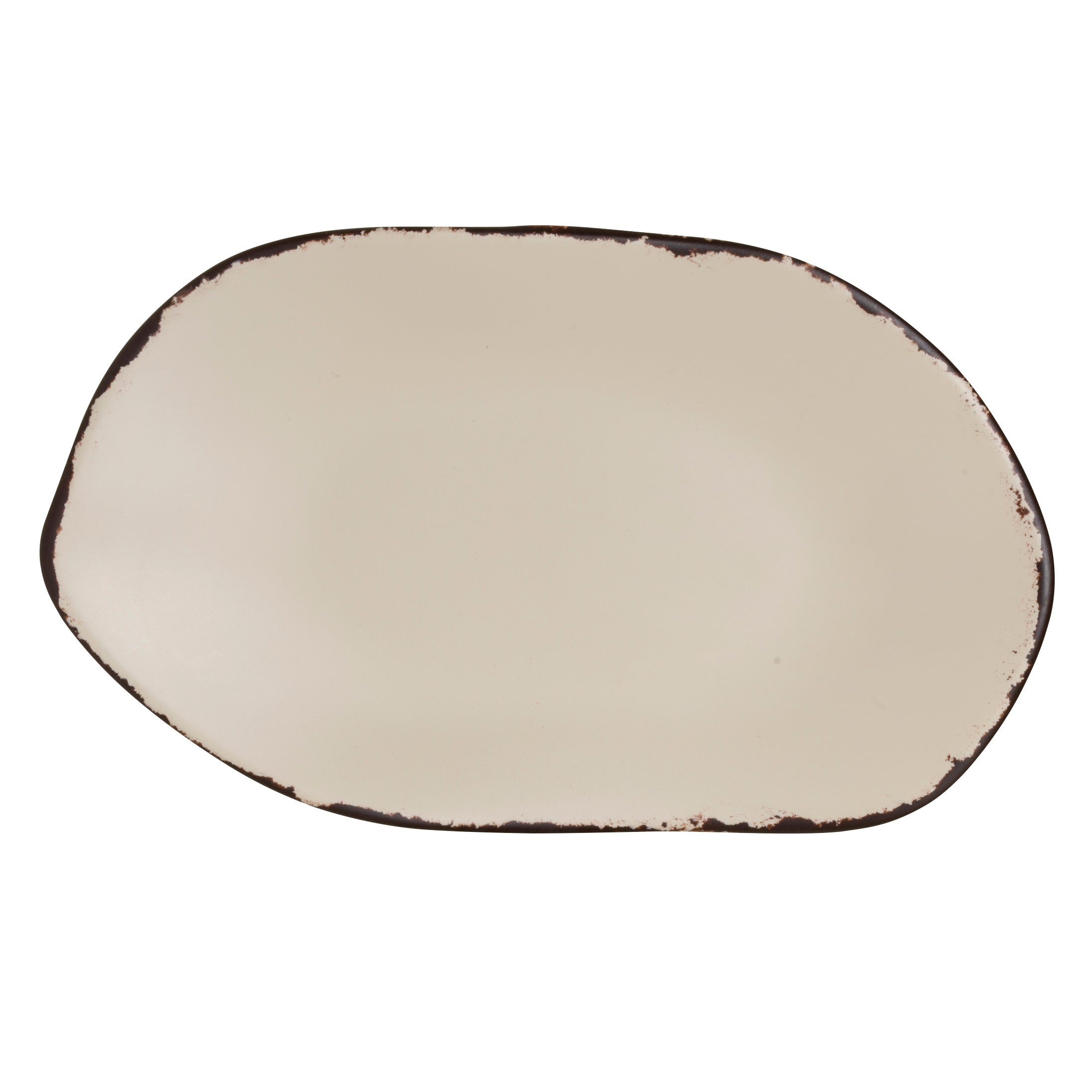Oval Platter L 12.0" W 7.125" Marisol Rustic