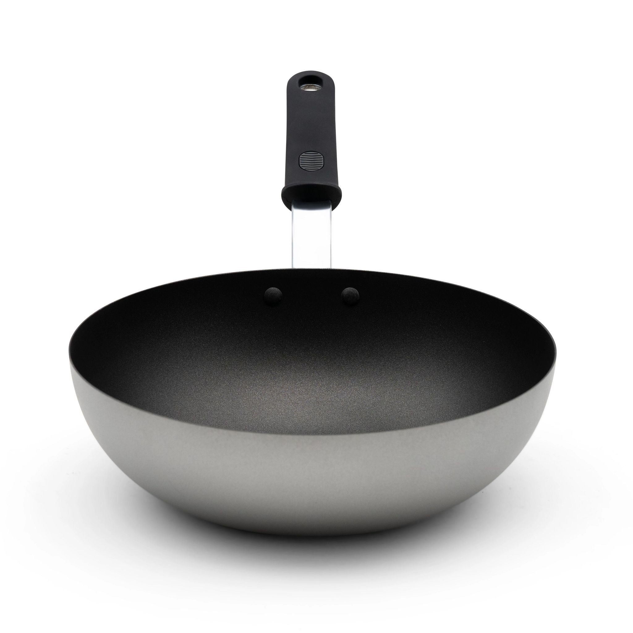 11-Inch Carbon Steel Induction Stir-Fry Pan with Steelcoat X3™ Nonstick Coating and Silicone Handle