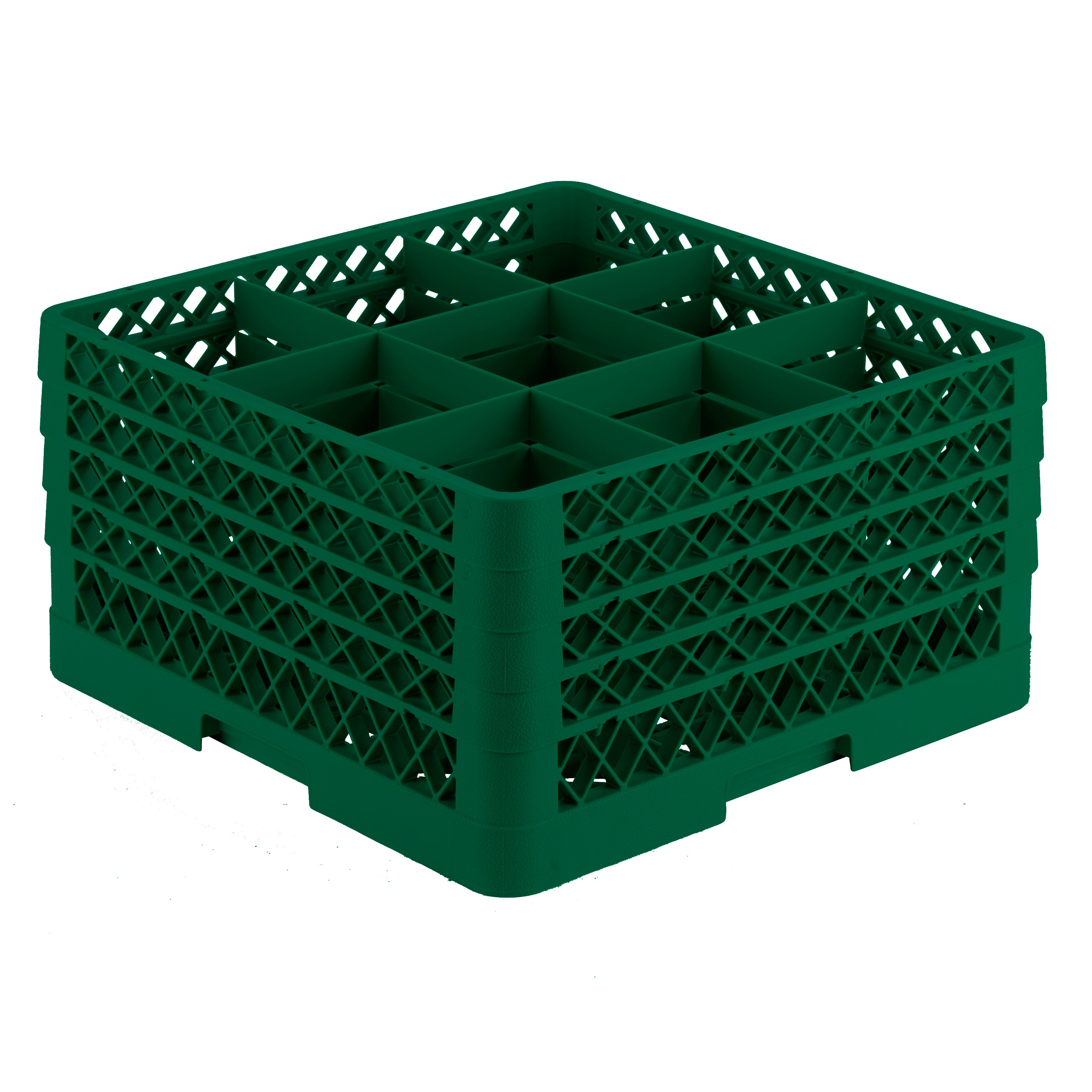 9-Compartment Square Traex® Full Size Compartment Racks