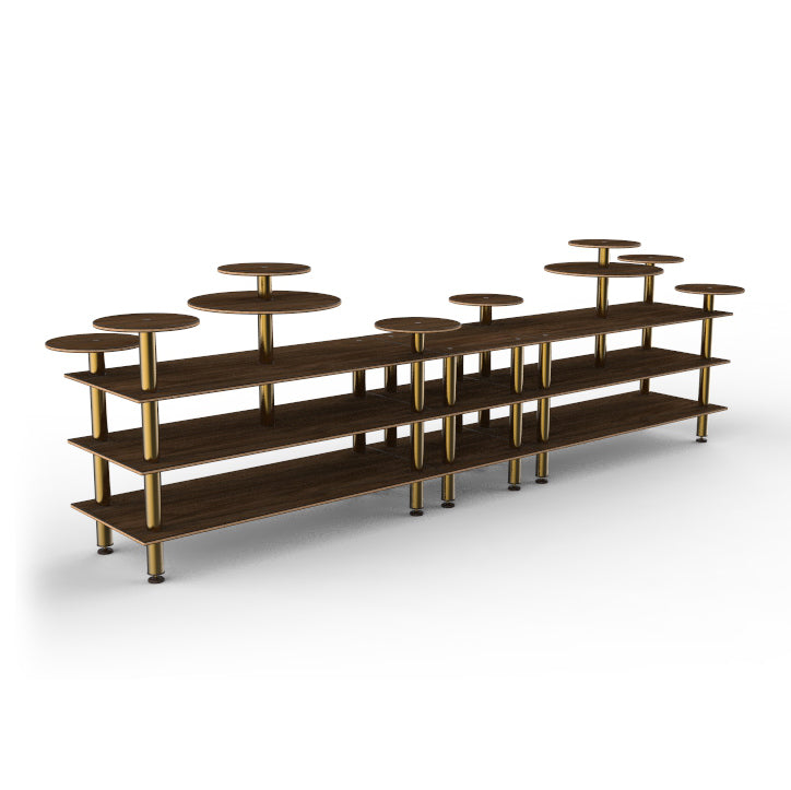 Multi-Height Display Station L 180.5" W 38.0" Modular