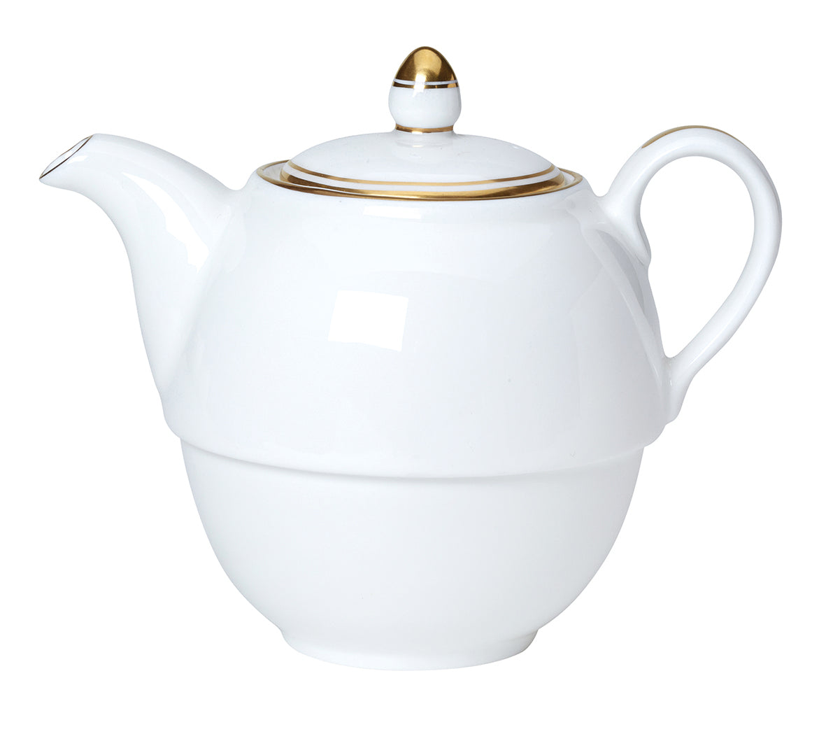 Tea For One Teapot (16.0 Oz) Burnished Gold