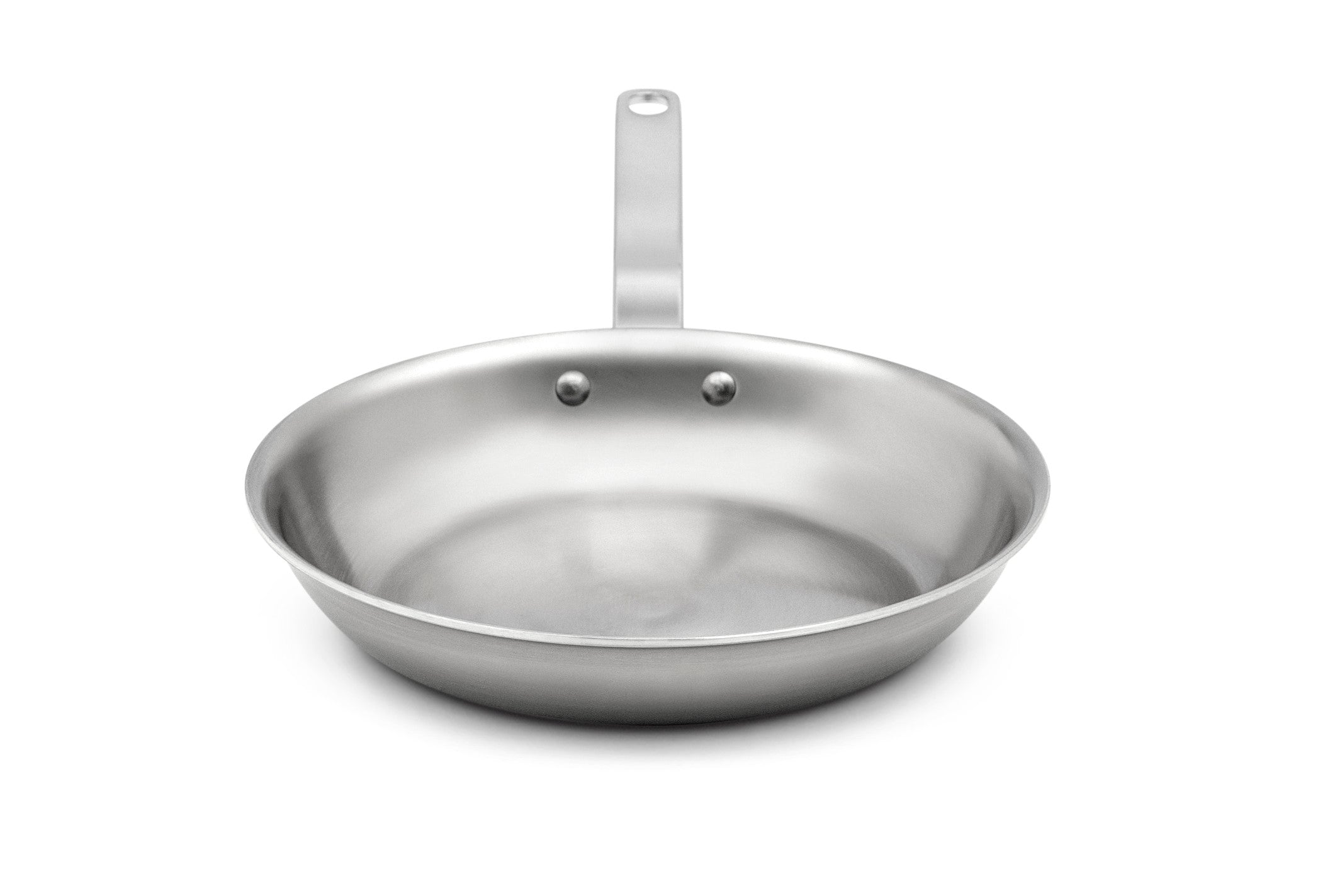 12-Inch Tribute® 3-Ply Fry Pan with Natural Finish and Plated Handle